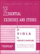 ESSENTIAL EXERCISES AND ETUDES-VLA cover